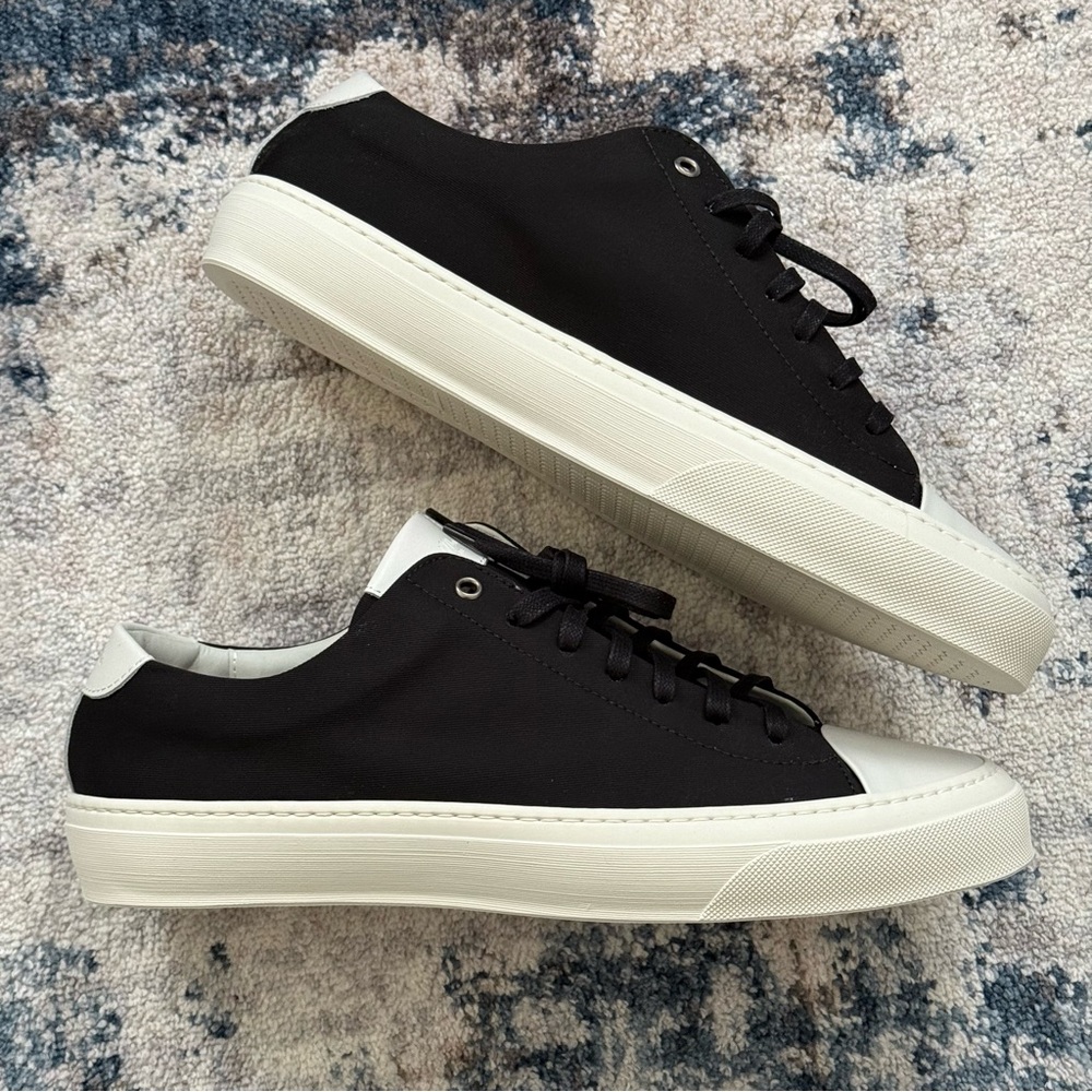 Good Man Brand, Legacy Lo Top Sneakers. Black and White